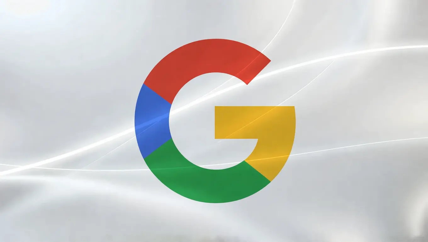 Logo de Google avec les lettres en rouge, bleu, jaune et vert sur un fond blanc.